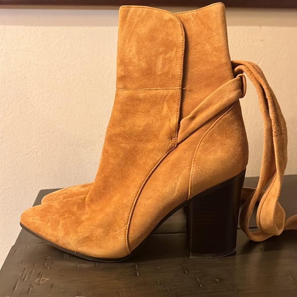 Leather Suede Booties BANANA REPUBLIC - Picture 3 of 8